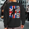 England Soccer Team British Flag Jersey Football Fans Sweatshirt Back Print