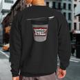 Emotional Support Ice Cream Sweatshirt Back Print