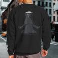 Yoga Honey Badger Sweatshirt Back Print