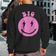 Gbig Big Little Sorority Reveal Smily Face Cute Big Sweatshirt Back Print