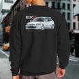 Jdm Car Type Ek9 Hatch Sport Dx Manual 5 Speed B16 Sweatshirt Back Print