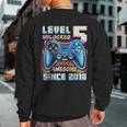 Level 5 Unlocked Awesome 2018 Video Game 5Th Birthday Sweatshirt Back Print