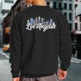 Los Angeles Skyline Architecture City Urban Graffiti Street Sweatshirt Back Print