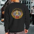 Lucky Number 23 S Roulette Wheel Gambling Vegas Style Sweatshirt Back Print