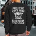 Mechanic Car Guy Car Repair Shop Workshop Sweatshirt Back Print