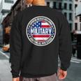 National Military Appreciation Month Sweatshirt Back Print