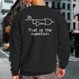 To Be Or Not To Be Electrical Engineer Circuit Dark Sweatshirt Back Print