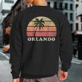 Orlando Fl Vintage 70S Retro Throwback Sweatshirt Back Print