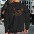 Playing Guitar Guitarist Music Life Sweatshirt Back Print