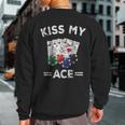 Poker Kiss My Ace Vintage Sweatshirt Back Print