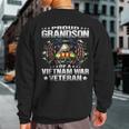 Proud Grandson Of A Vietnam Veteran Military Vets Family Sweatshirt Back Print