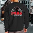 Race Car Racing Family Dada Pit Crew Birthday Party Sweatshirt Back Print