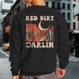 Red Dirt Country Music Western Theme Sweatshirt Back Print