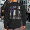 Red Friday For My Son Us Army Military Deployed Veteran Sweatshirt Back Print