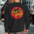 Retro 70S & 80S California Santa Cruz Sweatshirt Back Print