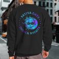 Sativa Days Indica Nights Sweatshirt Back Print