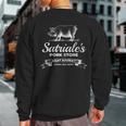 Satriale’S Pork Store Kearny New Jersey Sweatshirt Back Print