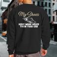My Shoes Have More Miles Than Your Car Gag For Running A Sweatshirt Back Print