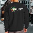 Skunt With Guyana Flag Patriotic Sweatshirt Back Print