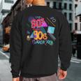 Vintage 80S Baby 90S Made Me Retro Memphis Graphic Throwback Sweatshirt Back Print