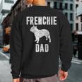 Vintage French Bulldog Dad Dog Daddy Frenchie Father Sweatshirt Back Print