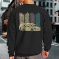 Vintage Japanese Drift Car Streetwear Retro Drifting Racecar Sweatshirt Back Print