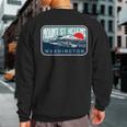Vintage Mount Saint Helens Washington Retro Style Volcano Sweatshirt Back Print