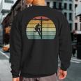 Vintage Retro Lineman Line Worker Utility Pole Lineman Sweatshirt Back Print