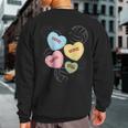 Volleyball Mine Mine Mine Hearts Sweatshirt Back Print