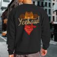 Yeehaw Western Country Howdy Southern Cowboy Yee Haw Vintage Sweatshirt Back Print