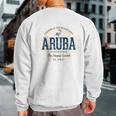 Aruba Retro Style Vintage Aruba Sweatshirt Back Print