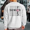 Cheerleader Cheer Senior Class Of 2023 Graduation Sweatshirt Back Print