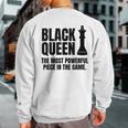 Inspiring Black Queen Sweatshirt Back Print