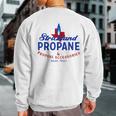 Strickland Propane Taste The Meat Not The Heat Sweatshirt Back Print