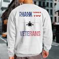 Thank You Veteran Day Dd 214 American Army Flag 2018 Sweatshirt Back Print