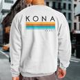 Vintage Kona Hawaii Retro Sweatshirt Back Print