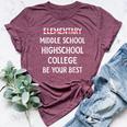 2024 Elementary School Graduation 6Th Grade Graduate Bella Canvas T-shirt Heather Maroon