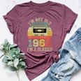 55 Year Old Vintage 1969 55Th Birthday Cassette Tape Bella Canvas T-shirt Heather Maroon