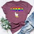 Ally Pride Lgbtq Equality Rainbow Lesbian Gay Transgender Bella Canvas T-shirt Heather Maroon