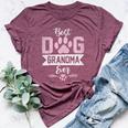 Best Dog Grandma Ever Dog Grandma Bella Canvas T-shirt Heather Maroon