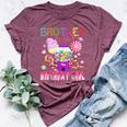 Brother Of The Birthday Girl Candyland Candy Birthday Bella Canvas T-shirt Heather Maroon