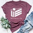 The Cake Is A Lie Portal Bella Canvas T-shirt Heather Maroon