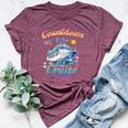 Countdown Is Over It's Cruise Time Husband Wife Bella Canvas T-shirt Heather Maroon