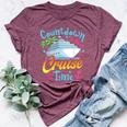 Countdown Is Over It's Cruise Time Cruise Ship Bella Canvas T-shirt Heather Maroon