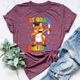 Dabbing Fox 1St Grade Graduation Nailed It Dab Dance Bella Canvas T-shirt Heather Maroon