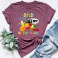 Dad Of The Birthday Girl Family Fruit Birthday Hey Bear Bella Canvas T-shirt Heather Maroon