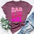 Dad Of The Birthday Girl Party Girls Daddy Birthday Party Bella Canvas T-shirt Heather Maroon