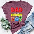 Dad And Mom Birthday Boy Gorilla Game Family Matching Bella Canvas T-shirt Heather Maroon