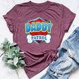 Daddy Of The Birthday Boy Girl Dog Paw Family Matching Bella Canvas T-shirt Heather Maroon
