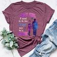 Dad's Girl I Used To Be His Angel Now He Is Mine Daughter Bella Canvas T-shirt Heather Maroon